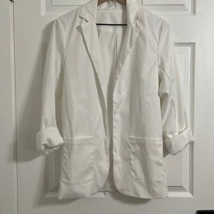 White light weight blazer